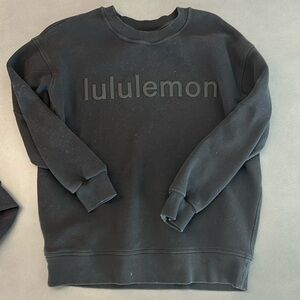 Black lululemon sweatshirt
